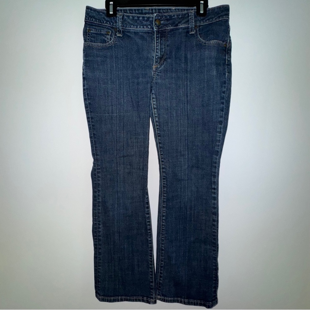 Banana Republic Urban Boot Cut Jeans Women’s Size 8P Dark Wash Stretch Denim